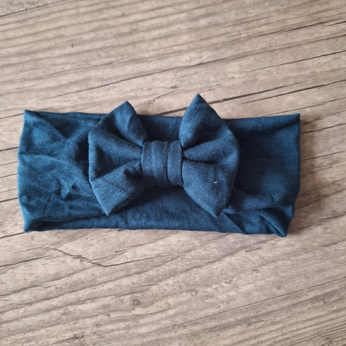 LOT: 4 Bandeaux NOEUD, couleurs au choix en jersey extensible, Quantité limitée